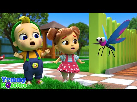 Buzz Buzz Mosquito Song | Good Habits for Kids + Best English Songs | YummyMonsters 🎵