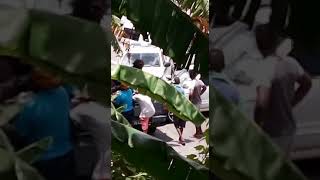 Police Officer involved in motor vehicular accident on the Gros Highway.