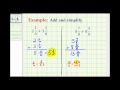 Adding and Simplifying Fractions