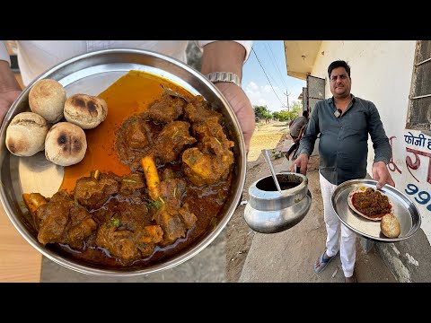 थानेदार जी SP दरदरा कीमा गुर्दा कलेजा IN COOKER | गाँव में बना मटन गुर्दा कलेजी रेसिपी। JAIPUR GONER
