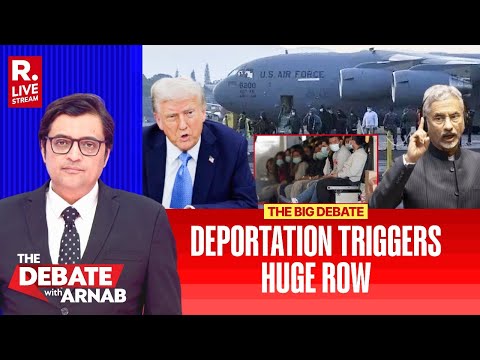 Debate With Arnab LIVE: Will Illegal Deportation Row Sour India-US Relations?