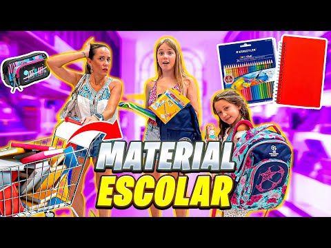 COMPRANDO MATERIAL ESCOLAR PARA LA VUELTA AL COLE DE MARTINA Y DANIELA GO