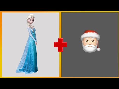 Frozen: Elsa Anna Glow Up In Noel,Elf, Reindeer, Disney princess transformation, creative art