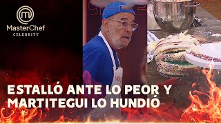 Robo, insultos y una torta destruida: Miguel Ángel Rodríguez sufrió lo peor en Masterchef Celebrity