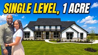Inside This $699,999 New Build near Red Oak | 4 Bed Game Room Office