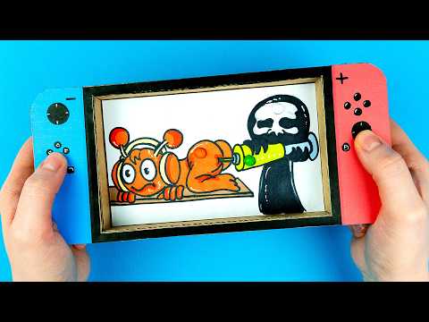 PAPER CRAFT IDEA with OREN & HORROR BLACK for fans INCREDIBOX SPRUNKI