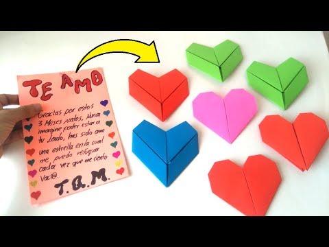 COMO DOBLAR TUS CARTAS EN FORMA DE CORAZON
