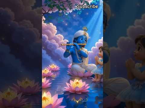 Bal Krishna Playing Flute with magical moment #cartoon#bindaslife#trend#cute #KrishnaFlute#Viral#
