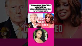 Trump Wants Gayle King Fired!Will Her BILLIONAIRE Friends Step In to Protect Her?? #trump #gayleking