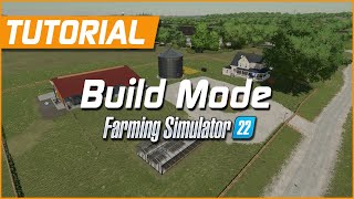 How to Use the Build Mode | Farming Simulator 22 Tutorial