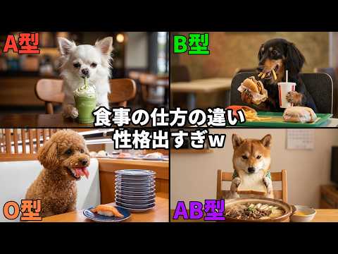 【總集編】血液型別・食事あるあるを一擧公開！【人氣動畫6本+新作】