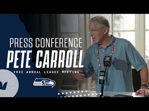 Pete Carroll 2022 Annual League Meeting Press Conference - March 29 video clip