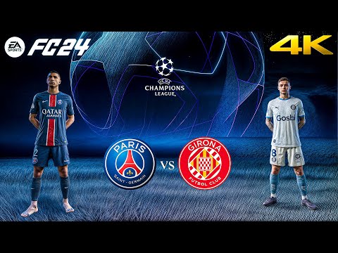 FC 24 - PSG vs. Girona | UEFA Champions League 24/25 League Stage | 4K