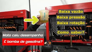 MP - Moto perdeu desempenho, é bomba de combustivel? Como saber? Como testar?