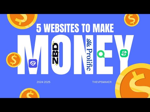 The TOP 5 BEST WEBSITES to MAKE MONEY in 2024