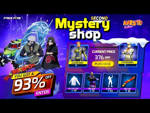 Kakashi Bundle Mystery Shop Full Review🥳🔥| Lol Emote Return | Free Fire New Event | ff new event