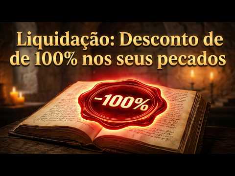 Liquidação: Desconto de 100% nos seus pecados