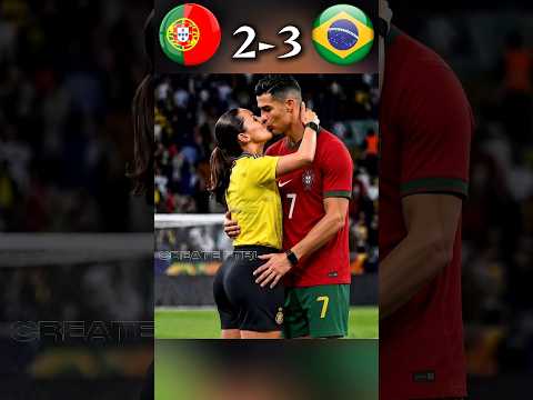 Unbelievable Moments In Football | Portugal VS <strong>Brazil</strong> Imaginary World <strong>Cup</strong> Final #ronaldo vs #neymar