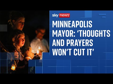 Minneapolis mayor calls for ban on assault weapons after Catholic school shooting