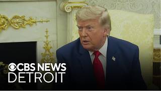 YouTube video thumbnail: Michigan Supply Chain Expert Reacts After Trump Imposes new Tariff on Canadian Imports
