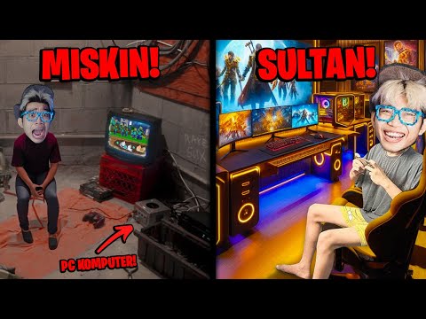 Ruangan Gaming Miskin VS Ruangan Gaming Sultan FROST DIAMOND!!! Harganya Bikin Kejang...