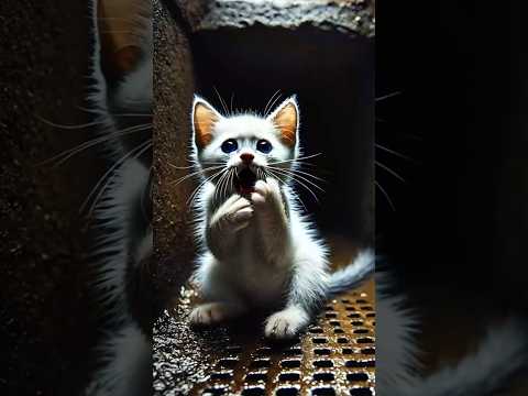 When Bad Grandma throws Sick Kitten into Drain #shorts