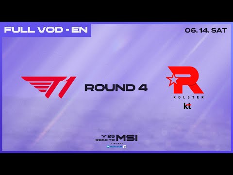 T1 vs KT | Round 4 | 2025 LCK Road to MSI