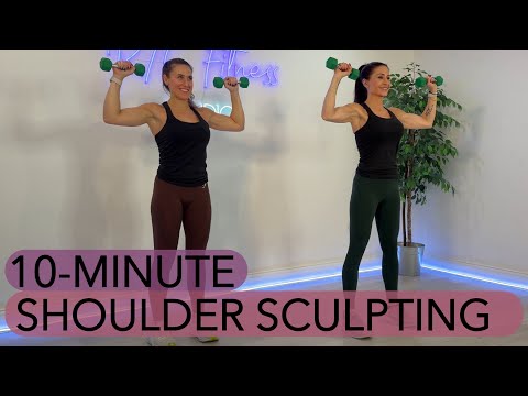 10-MINUTE SHOULDER SCULPT / LIGHT WEIGHTS / QUICK AND EFFECTIVE WORKOUT FOR SEXY, TONED SHOULDERS