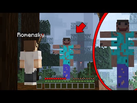 😨 Страшное существо Многорукий Реально на этом Сиде в майнкрафт!?