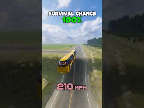 Giant Bus VS Giant Pothole π³οΈπ± #Beamng #Beamngdrive