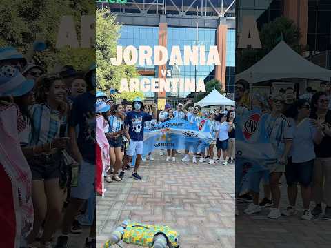 Argentina 🇦🇷 Vs Jordania 🇯🇴 en  #dallas