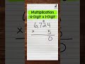 Multiplying a Four-Digit Number by a One-Digit Number