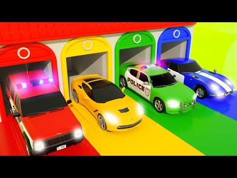 Learn Colors with Street Vehicles Gorilla On Car Truck Fruits Machine - Car for Kids Review