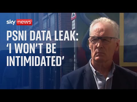 PSNI data leak: 'I will not be intimidated' - Sinn Fein police spokesperson