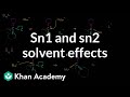 Understanding Solvents and Reactions