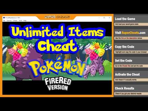 pokemon fire red all items