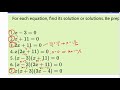 Zero Product Property and Quadratic Solutions