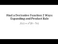 Understanding Derivatives and Differentiation Techniques