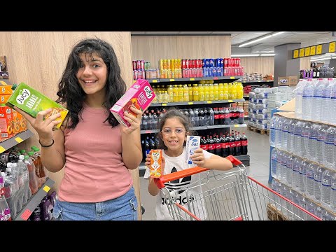 YAĞMUR VE YAPRAK MARKET VLOG-ANNE KIZ TV