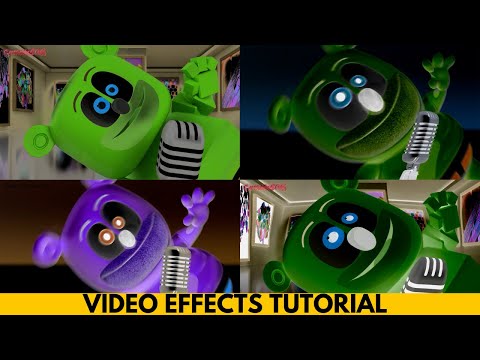 (VIDEO TUTORIAL) 1 MILLION MULTILANGUAGE Gummy Bear Gummibär Song | COOL Visual Audio Effects EDIT