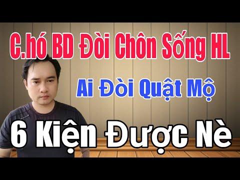 🟢 C.hó BD đòi chôn sống HL, Ai đòi quật mộ? 6 kiện được nè