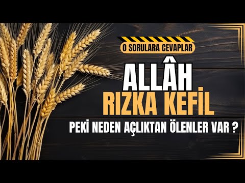 RIZIK HAKKINDA HER MÜSLÜMANIN BİLMESİ GEREKENLER