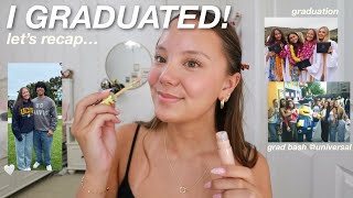 I GRADUATED!!! let's recap 🎓🎉