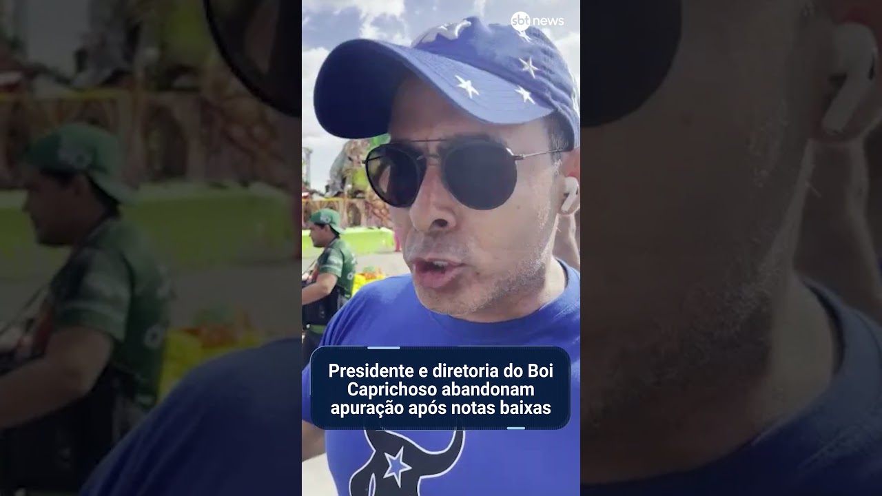 Presidente e diretoria do Boi Caprichoso abandonam apuração após notas baixas