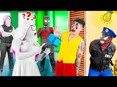 What If Many SPIDER-MAN in 1 HOUSE...?? || Chefs BRIDE SPIDER GIRL Rescue SPIDER MAN from JOKER+MORE