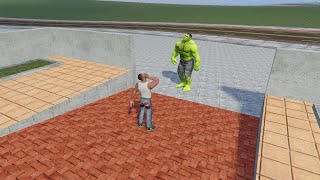 Franklin Become Hulk to Kill Devil Hulk Indina Bike Driving 3D
