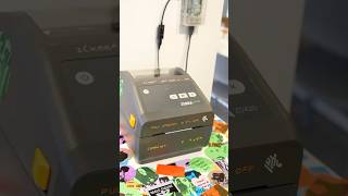 Thermal sticker printing with Graphic Design student James Burgat