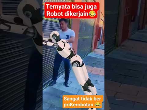 ROBOT KENA PRANK 😂. #semuaorang #robot #shorts #lucu