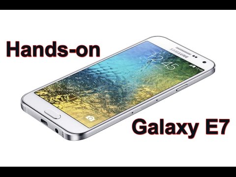 (PORTUGUESE) Samsung Galaxy E7 - Hands-on (loja Samsung) - Português