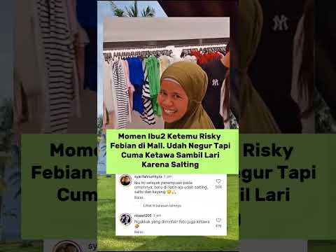 Momen Ibu2 Ketemu Rizky Febian Mau Minta Foto Malah Salting